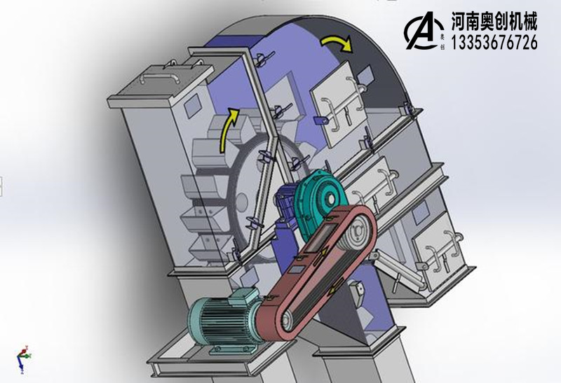 斗式提升機機頭運轉圖